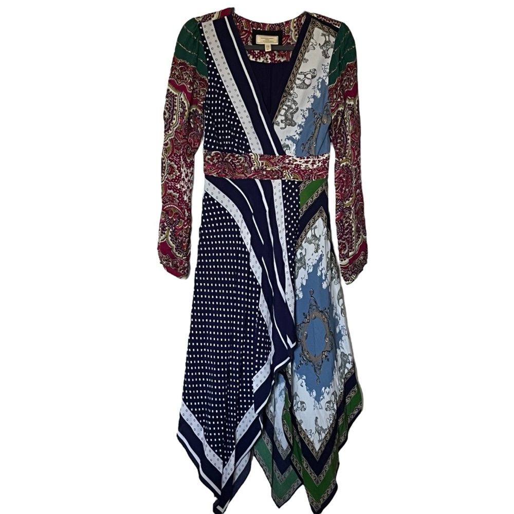 Anthropologie Moulinette Soeurs Istanbul Handkerchief Wrap Dress